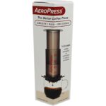 Aeropress in carton packaging.