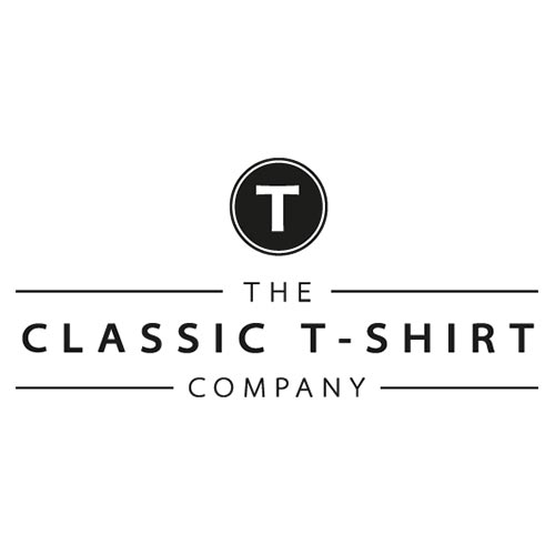 "The Classic t-shirt company" brand logo.