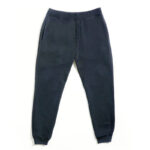 Blue cotton joggers made in the USA