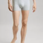 Grey melange boxer briefs.