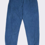 Indigo cotton jogger pants.