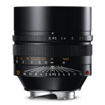 Black Leica photographic lens.