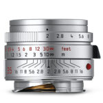 Short grey Leica photographic lens.