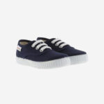 Navy big kids' sneakers.