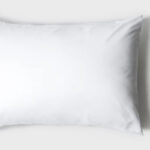 White pillow cover.